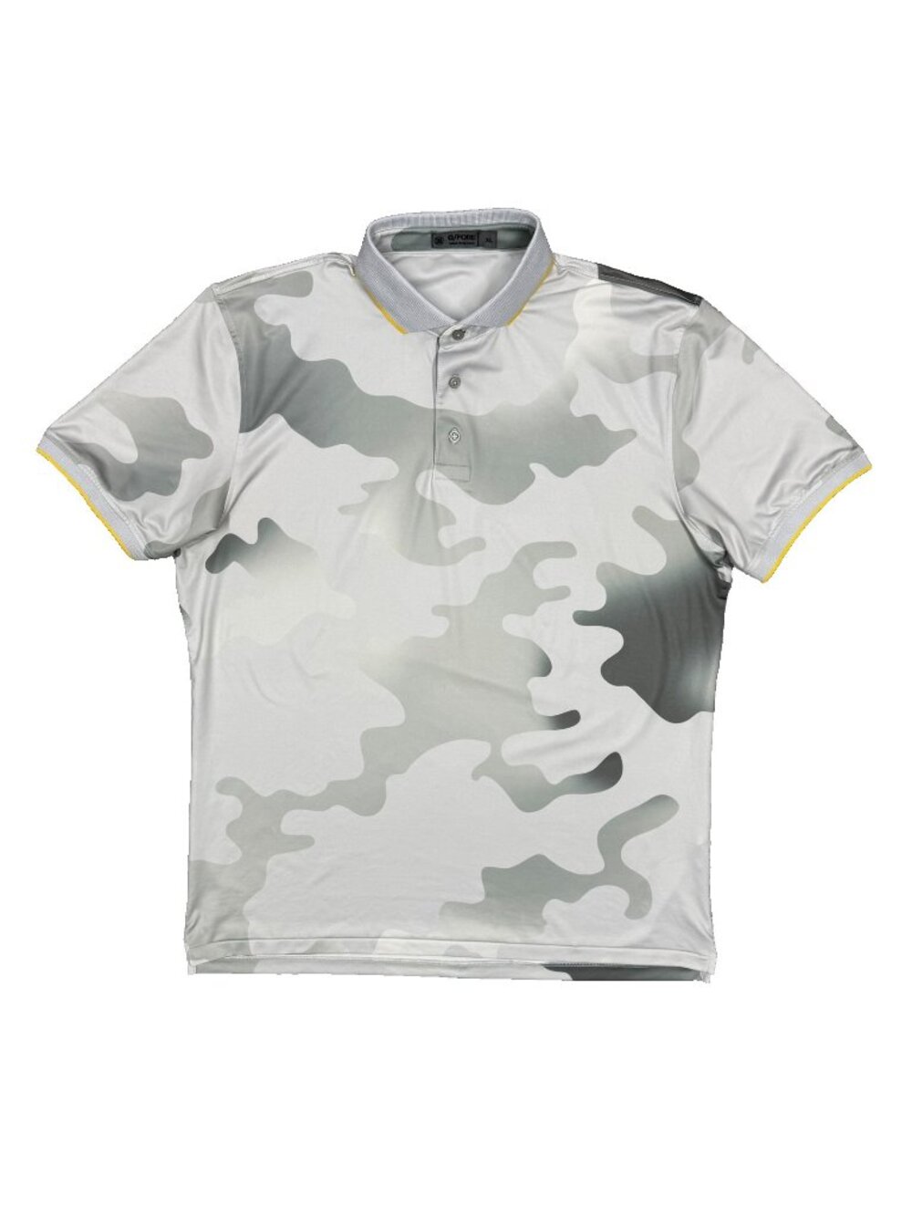 G/FORE Golf Shirt Camo Stretch Short Sleeve Polo Grey XL